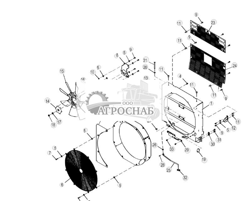 Вентилятор, дверца вентилятора и щиток вентилятора - ST3382 276.jpg